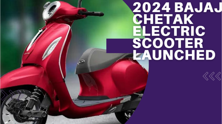 2024 Bajaj Chetak Electric Scooter Launched At 1.35 Lakhs In India ...