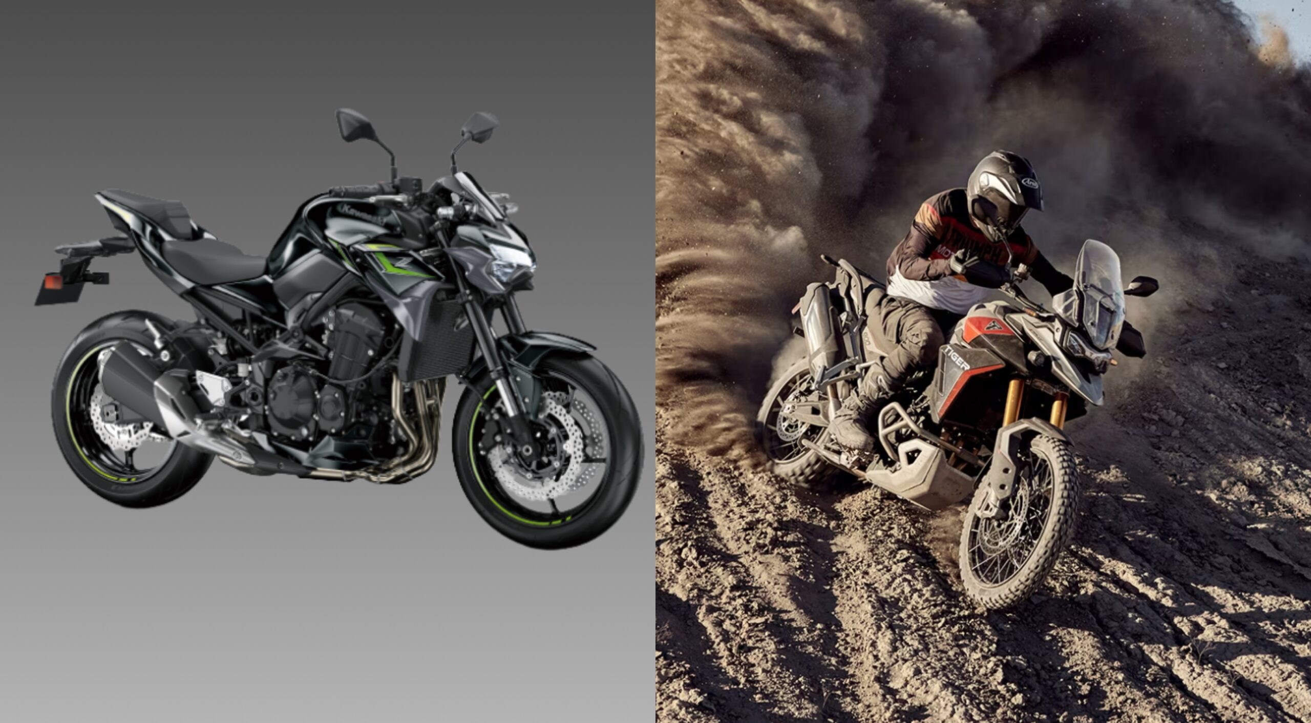 2024 Kawasaki Z900 Vs Triumph Tiger 900