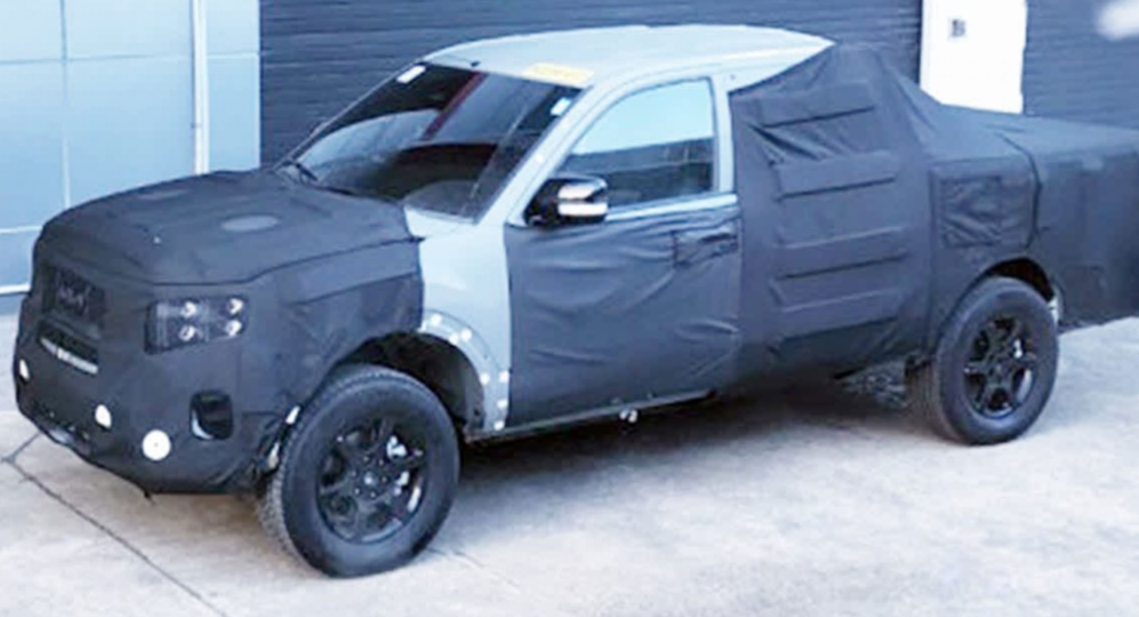 KIA Tasman Pickup spotted during testing