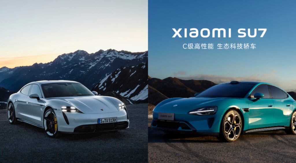 Xiaomi SU7 vs Porsche Taycan: Which electric car is value for money ...