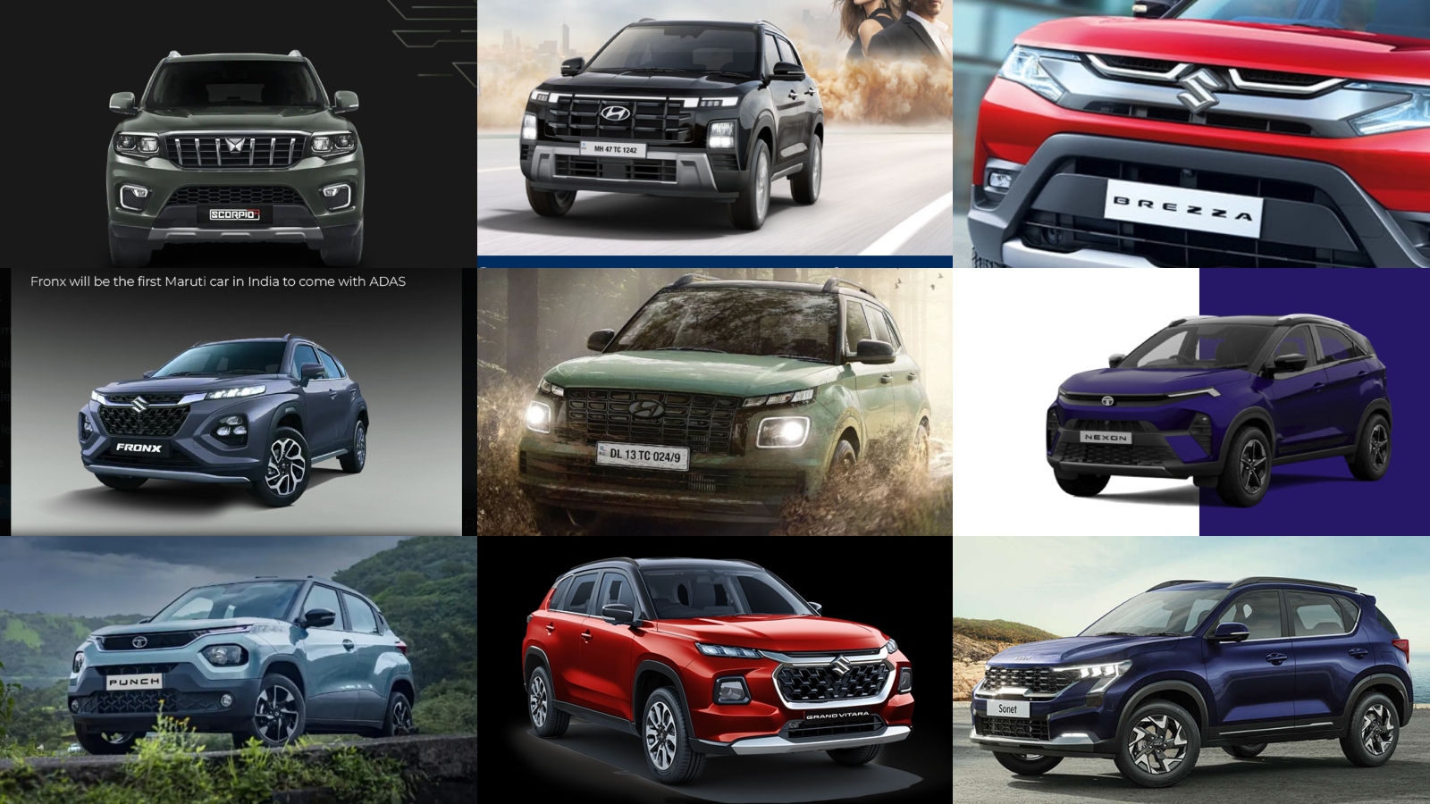 Top 10 fuel efficient cars in India.